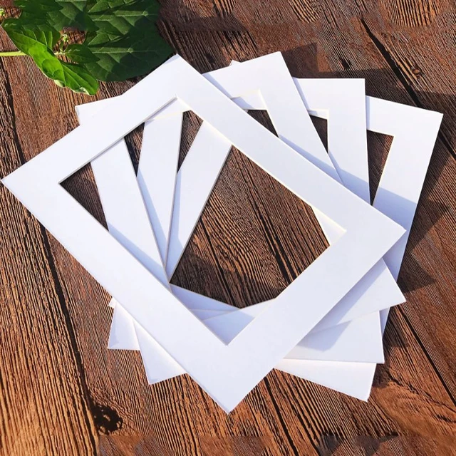 Supports rectangulaires en papier pour cadres photo, cadres photo A4 A3,  cadre photo en papier polymère, décor photo, blanc, 6 , 7, 8 , 10/16,  15 pièces - AliExpress