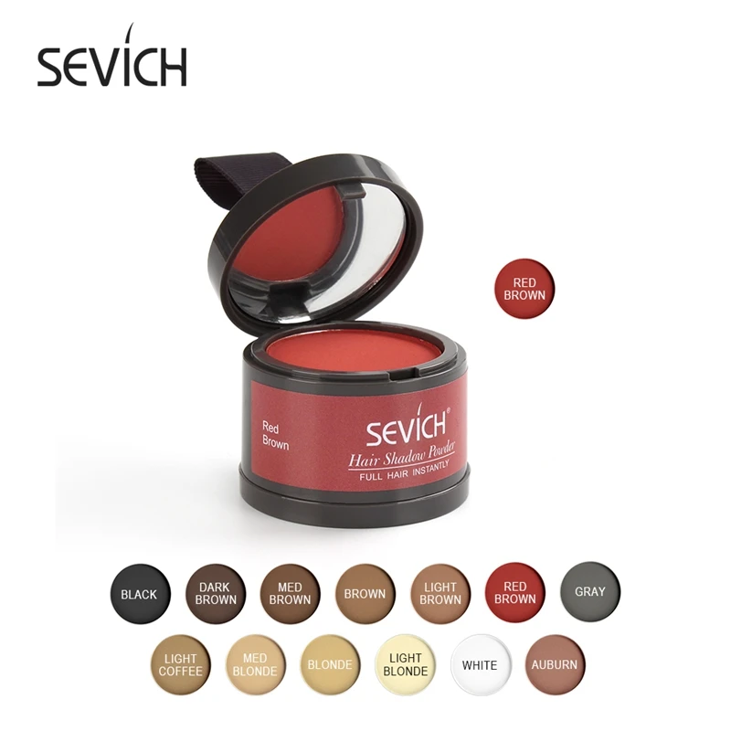 Sevich 12 Color Hairline Powder Hairline Shadow Cover Up Fill In Thinning Hair Unisex Hairline Shadow Powder Modified Gray Hair