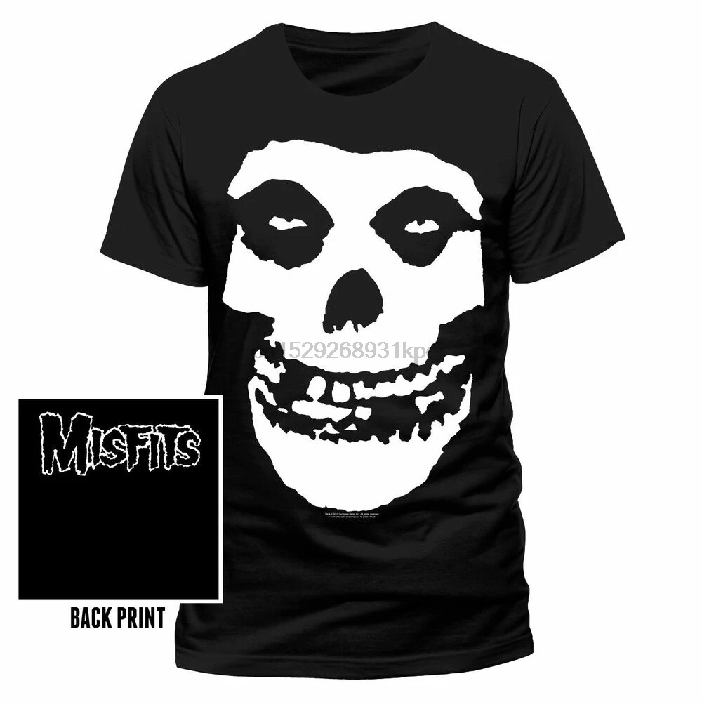 Официальный Misfits-Череп-мужские комплект из черной кофты с длинным рукавом |