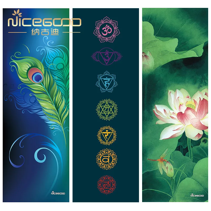 

Microfiber Cotton Yoga Towel Non-slip AbsorbSweat Widen Longer Portable Fitness Gym Travel Pilates Yoga Mat Folding Cloth Towel