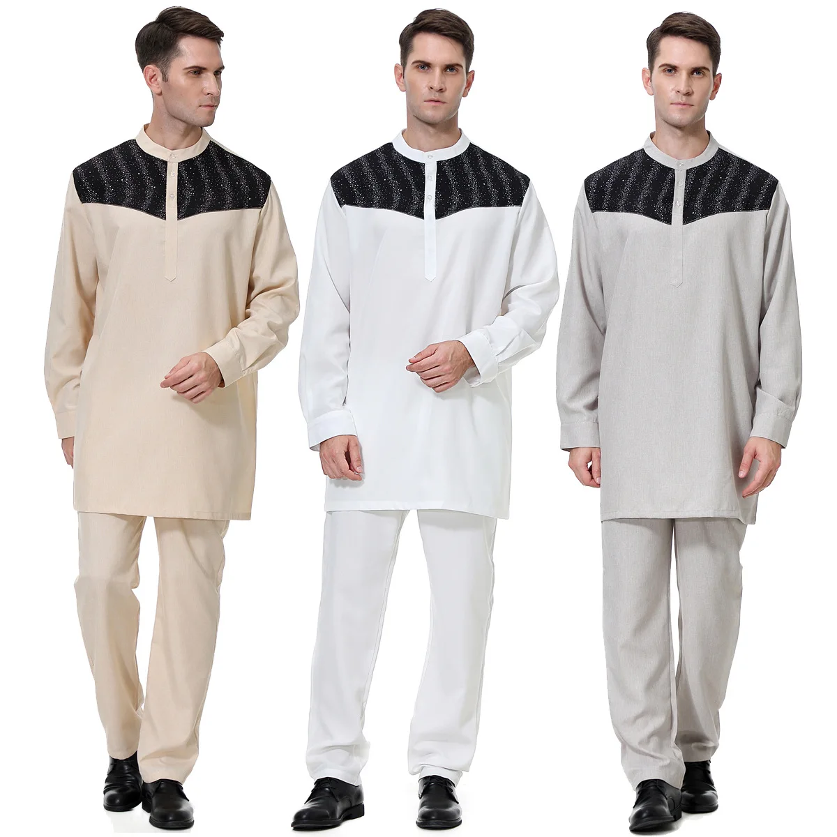 

Muslim Arab Middle East MEN'S Robe Set, Th813