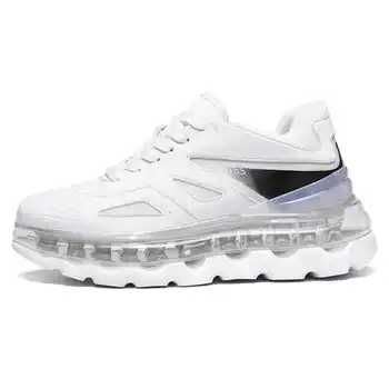

New High Quality Running Shoes Man Fashion Sneaker Casual Male Increased Air Cushion Breathable Chunky Hard-Wearing Comfortable