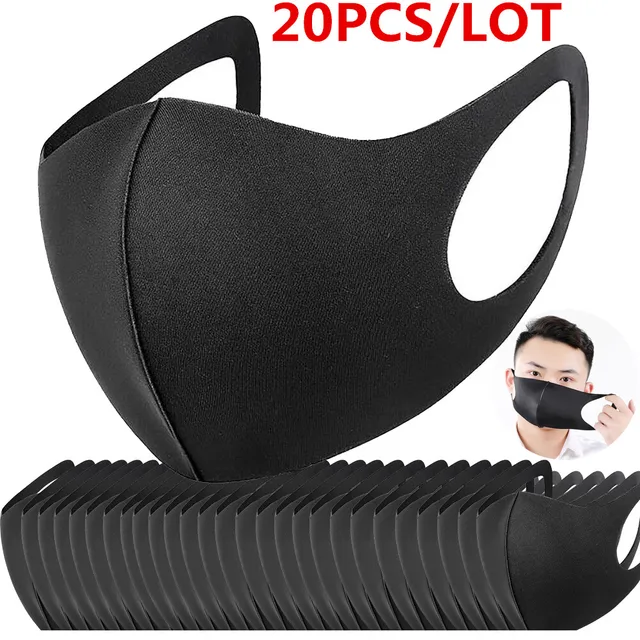 US $7.49  20PC Cotton Mask Anti Haze Dust Washable Reusable Women Men Dustproof Mouth-muffle Filter Safety Ma