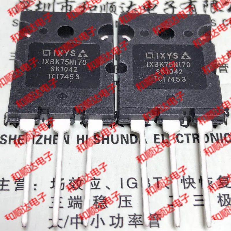 

5pcs/lot IXBK75N170 TO-3PL 1700V 65A