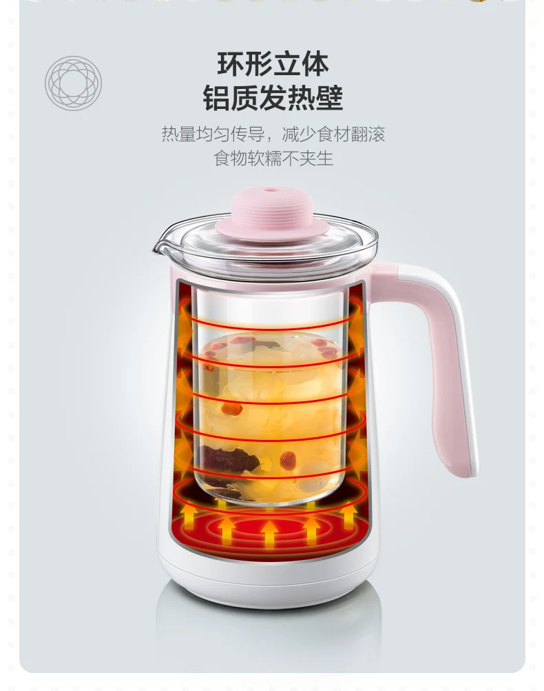 YSH-B04J1 health cup portable small electric cup heating milk cup porridge artifact office mini electric stew cup