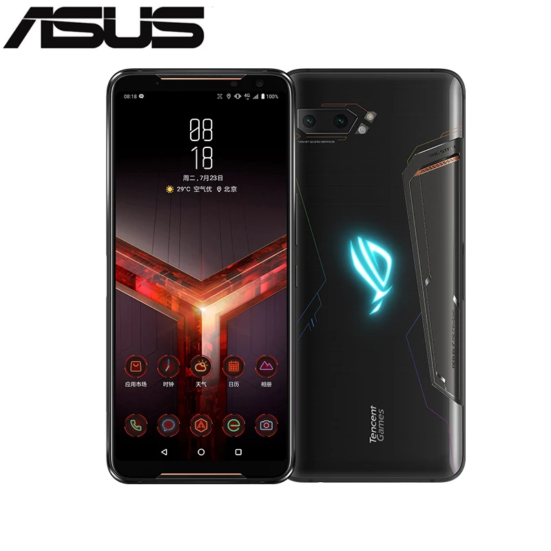 

ASUS ROG Phone Ⅱ Smartphone 8GB RAM 128GB ROM Octa Core Snapdragon 855 Plus 6000mAh NFC Android9.0