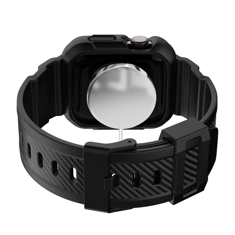 Bracelet résistant aux chocs pour apple watch série SE 6 5 4 3 2, coque de protection, bracelet de poignet pour iwatch 44mm 42mm