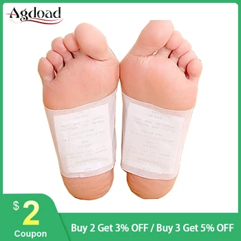 

(50 Patches+50 Adhesives) Detox Foot Patch Natural Bamboo Vinegar Essence Foot Care Treatment Sticker Improve Sleep Health Care
