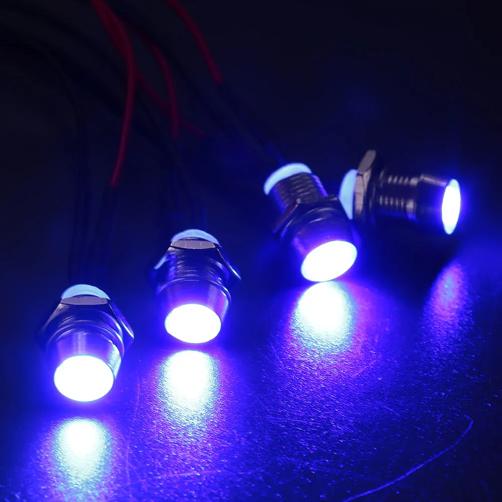 

Lamp F5 DC 24V Replacement Household Boat Home Indicator Light LED Bulb 10pcs Car DIY Lighting Fixture Durable Luminous