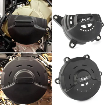 

For Ducati V4 Panigale 2018 Motorcycle Engine Stator Guard Protector Cover Crankcase 2pcs/Set
