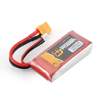 

HJ 7.4V/14.8 1300/1500/2200MAH 30/45/75/120C 2/4S Lipo Battery XT60 Plug Rechargeable for RC Racing Drone Helicopter Car Boat Mo