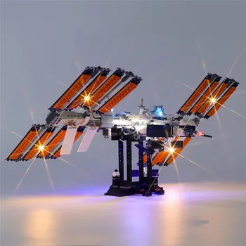 

Light Set for International Space Station Building Blocks Model Led Light kit Compatible (LED Included Only, No Model Kit)