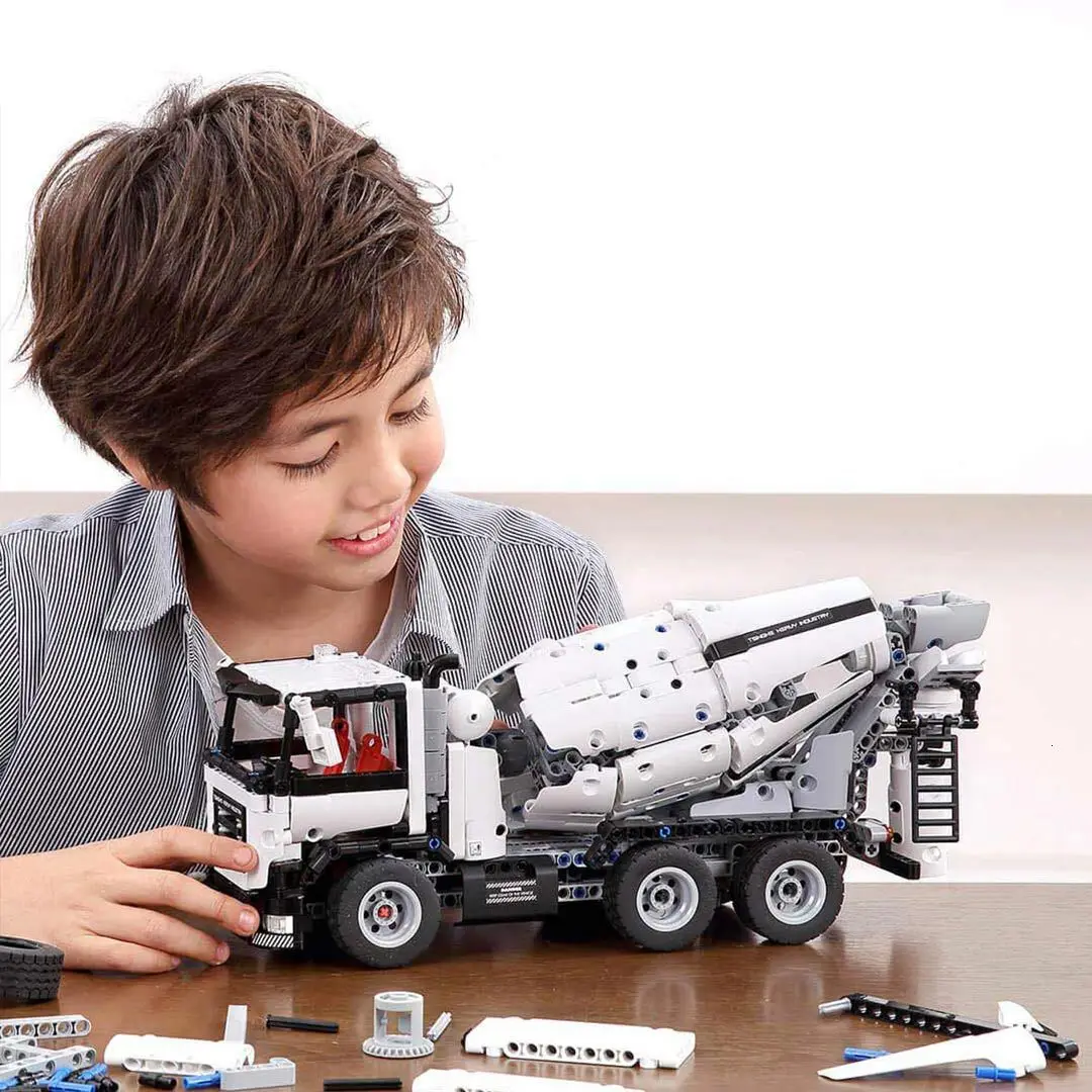  New Xiaomi Smart Engineering Mixer Engineering Stir Vehicle High Simulation Xiomi Mihome Educationa