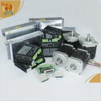 

Promotion!!!! 4 Axis Nema 34 Wantai Stepper Motor Single Shaft 1600oz-in, 3.5A & 80VDC,7.8A Foam Mill Cutter Engraver