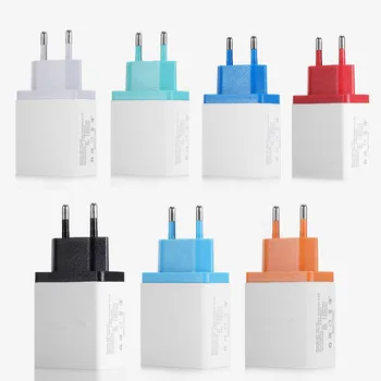 

QC3.0 fast charging 3USB multi-port 5V 9V 12V smart phone charger US regulations European regulations 2.4A flash charging