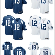 Youth Индианаполис#13 TY Hilton#12 Andrew Luck#18 Peyton kidsning футбольные майки