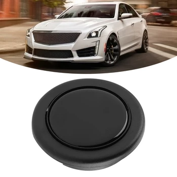 

Universal Modified Car Styling Racing Car Steering Wheel Horn Button Speaker Control Cover Metal plastic Material Black