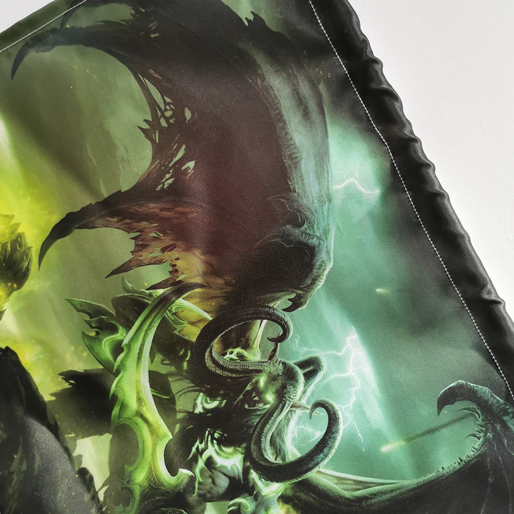 World of Warcrafts игра Lich King Висячие настенные художественные плакаты современные твердые деревянные ткани живопись вал прокрутки декоративные картины