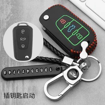 

Leather 3 Button Folding Remote Key Shell Fob For Roewe MG5 MG7 MG GT GS 350 360 750 W5 Replacement Case Cover