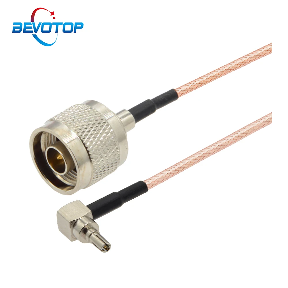 

10PCS/LOT N Male to CRC9 Male Right Angle Connector RG316 RF Coaxial Pigtail Extension Cable Coax Jumper for Huawei 3G Modem