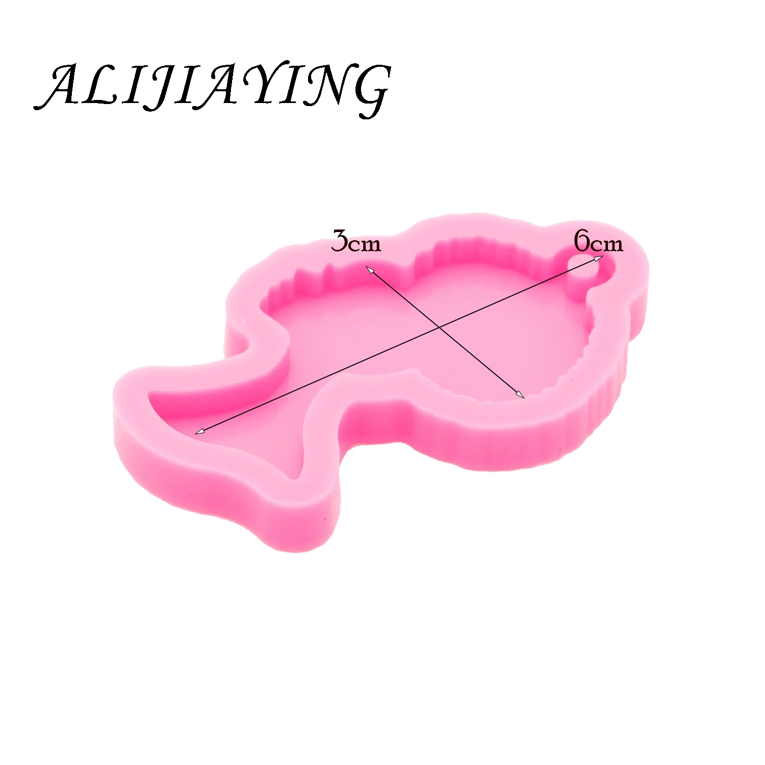 Shiny Silikon Afro Form Abzeichen Reel für Schmuck-Mädchen Harz Crafting Keychain Form mit Epoxy-Form Harz Handwerk DY0798 – Detail 11