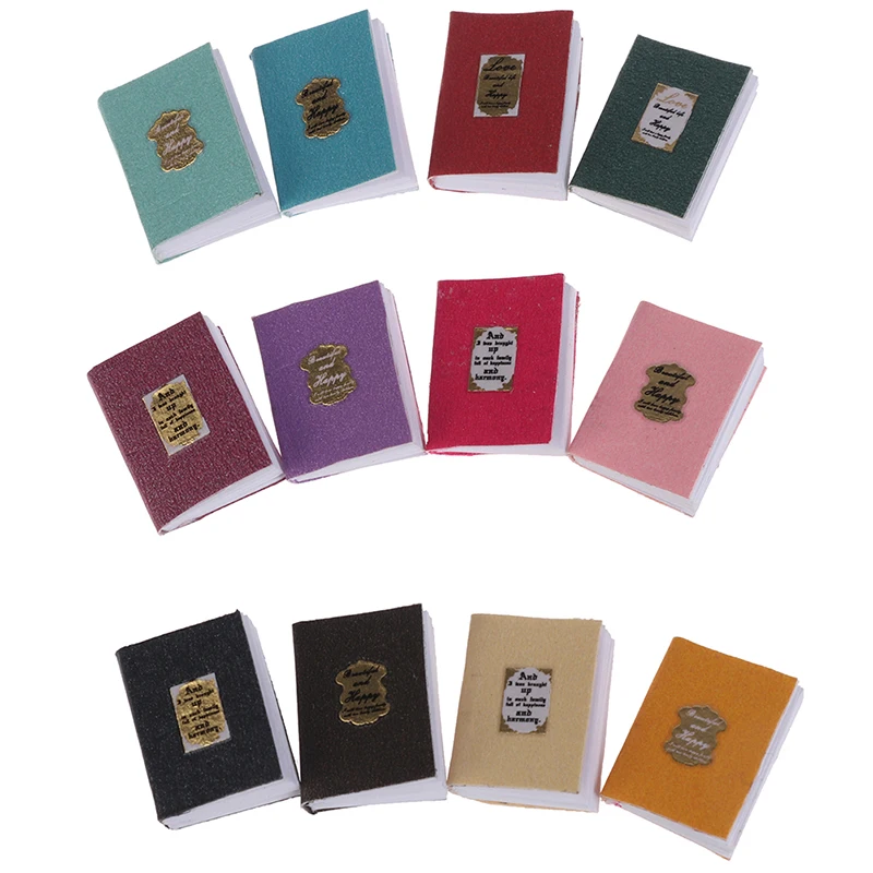 Furniture-Accessories Books-Toys Decoration Dollhouse Miniature 1:12 Color-Random 4pcs/Set