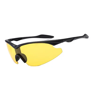 Поляризованные тактические очки антиударные военные армейские очки для стрельбы ударопрочный страйкбол Пейнтбол джунгли CS военные игровые очки - Цвет: Black Yellow