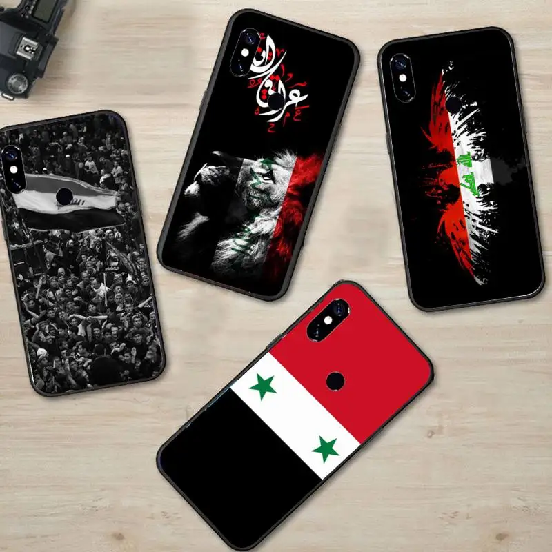 

Iraq Flag pattern Phone Case For Xiaomi Redmi 9 8 9t a3Pro 9se k20 mi8 max3 lite 9 note 9s 10 pro