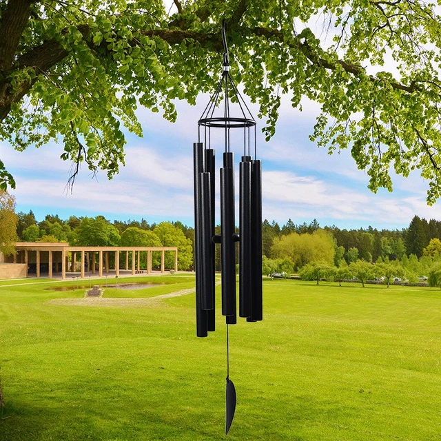 Carillons éoliens d'extérieur, 6 tubes métalliques carillons éoliens pour  Jardin