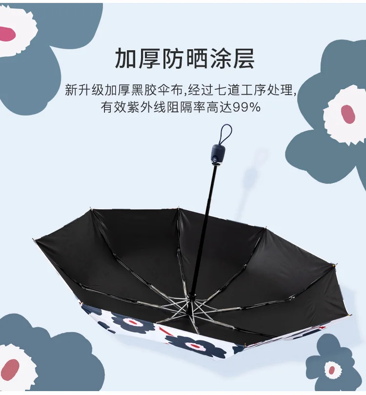 Полностью автоматический Солнечный зонт для женщин с защитой от ультрафиолета, полностью автоматический складной зонт от солнца,, подарок подруге, зонт