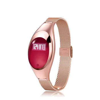 

New Women Bracket Smart Watch Z18 with Blood Pressure Heart Rate Monitor Pedometer Fitness Tracker watches For Android IOS