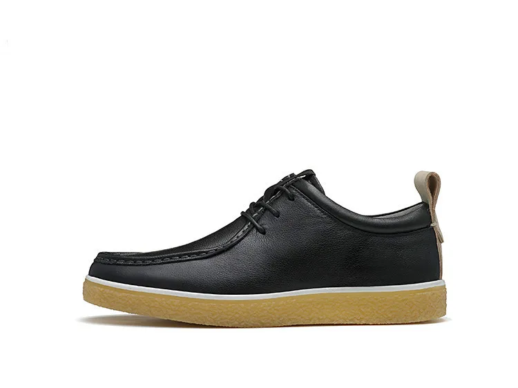 

Ecco Men's Leather Shoes men's Spring new breathable casual breathable wild set of shoes large size Men Casual Shoes 39-44