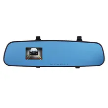 2,4 ''120 градусов Full 1280* 720HD Зеркало DVR Автомобильная камера рекордер Dash Cam видео заднего вида синяя волна инфракрасного ночного видения