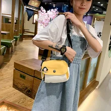 Холщовая Сумка женская летняя новая стильная модная Корейская стильная простая универсальная сумка для мобильного телефона для девочек