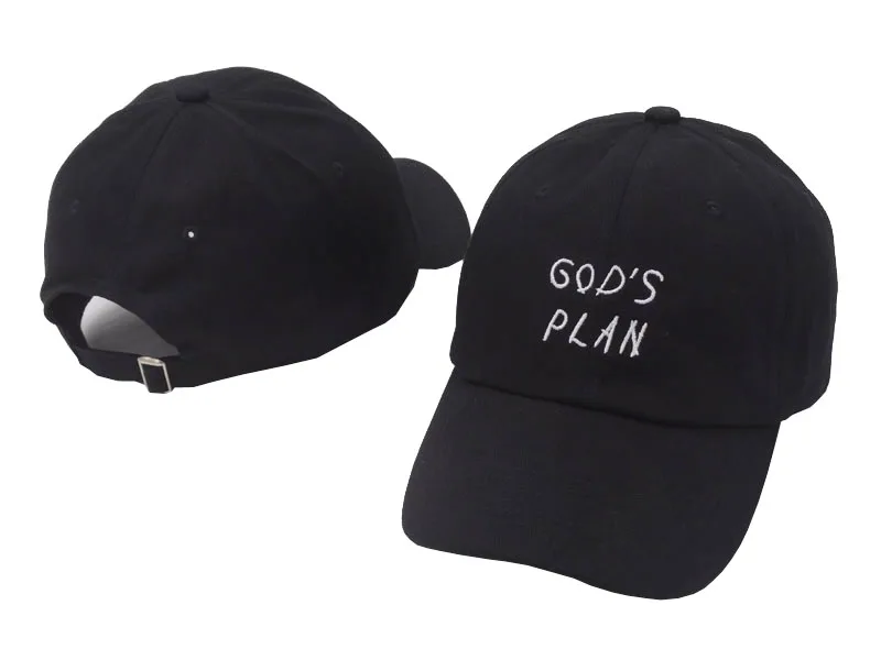 

100% Cotton GOD'S PLAN Dad Hat Aubrey Drake Hit Singles Snapbacks Unisex Baseball Caps Concert Hat Hip Hop Rapper Women Men