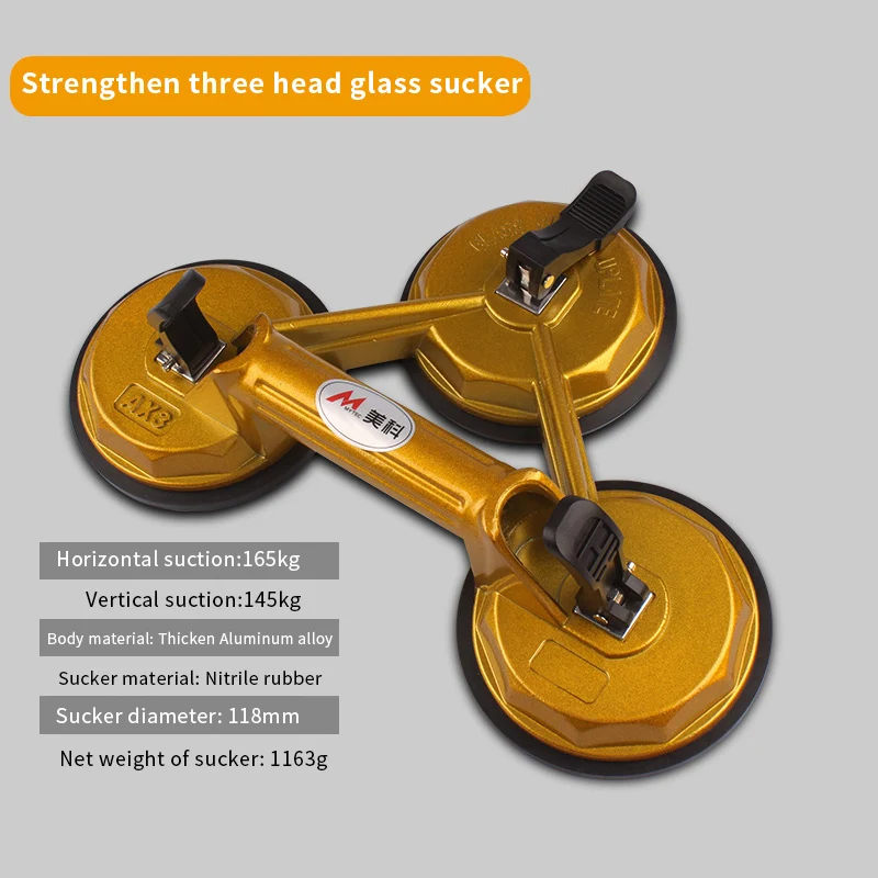 Windshield Heavy Duty Glass Lifter Double Locking Handle with 2 Pads Pro Glass Gripper for Lifting Moving Window Mirror Yellow Granite Tile WFPOWER Aluminum Suction Cup Plate Windshield Heavy Duty Glass Lifter Double Locking Handle with 2 Pads Pro Glass Gripper for Lifting Moving Window Mirror Yellow Granite Tile WFPOWER Aluminum Suction Cup Plate