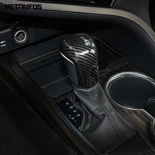 Для Toyota Camry углеродное волокно Крышка для головки переключения передач декоративная рамка наклейка внутренние аксессуары для стайлинга автомобилей