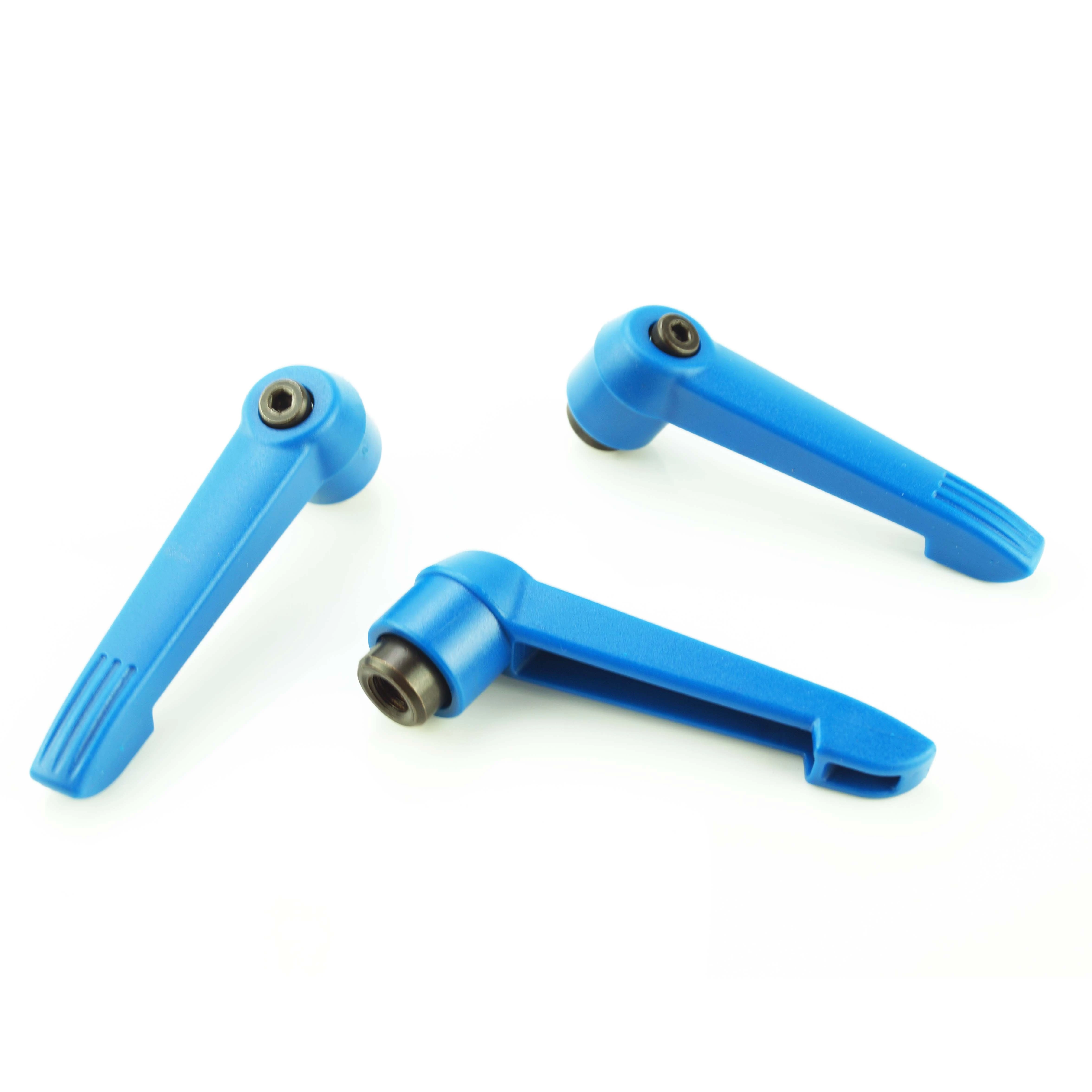 M8 Female Plastic Clamping levers .Plastic Adustable handle .Lever arms
