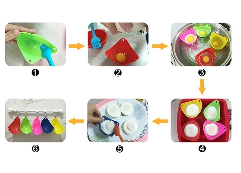 2 шт./лот, силиконовая форма миска для яиц-браконьеров, форма миска для яиц, котел, Cuit Oeuf Dur, кухонные инструменты для приготовления блинов