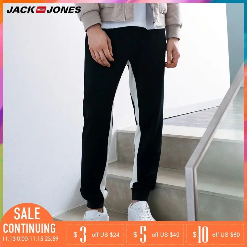 Jack Jones весна лето Брендовые мужские повседневные брюки бегунов спортивные