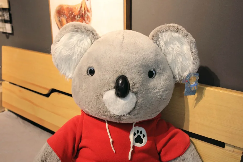 100 см Американский гигантский медведь игрушка коала Толстовка Кола плюшевая игрушка-подушка креативная тряпичная кукла особый подарок на