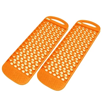 

FS-2Pcs Car Emergency Rescue Anti-Skid Board Recovery Tracks Road Tyre Ladder Sand Mud Snow Anti-Slip Trailer Couplings