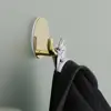 Self Adhesive Black And Gold Wall Hook Porch Living Room Home Kitchen Wall Door Hook Key Rack Kitchen Towel Hanger Zinc Alloy 3
