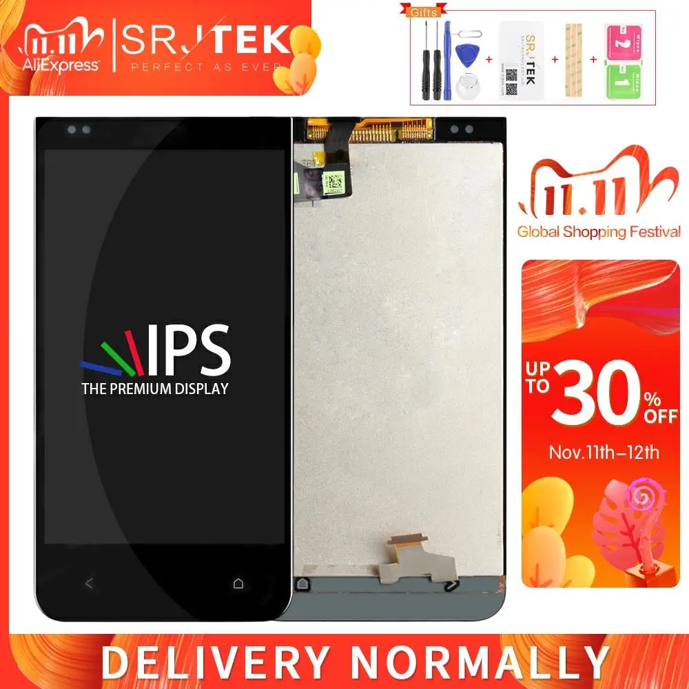 Srjtek экран для HTC Desire 300 LCD D300 Дисплей сенсорный дигитайзер сенсор внешняя