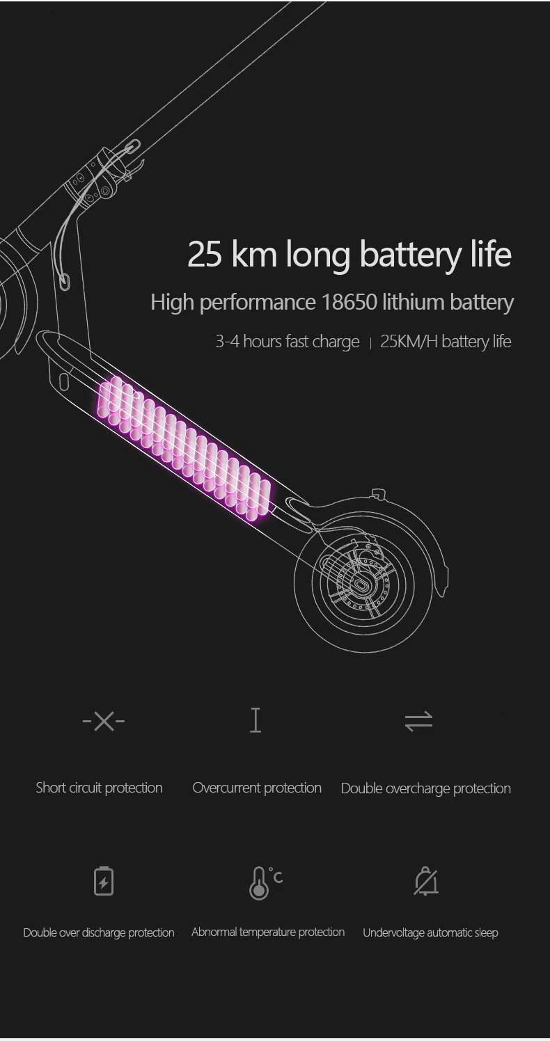 Discount LOVELION Sale portable foldable Electric power Scooter Black Skateboard adults Longboard Scooters for kids 7