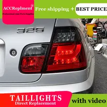 4 шт. автомобильный Стайлинг для BMW E46 задний светильник s 2001-2004 для E46 светодиодный задний фонарь+ сигнал поворота+ тормоз+ задний светодиодный светильник