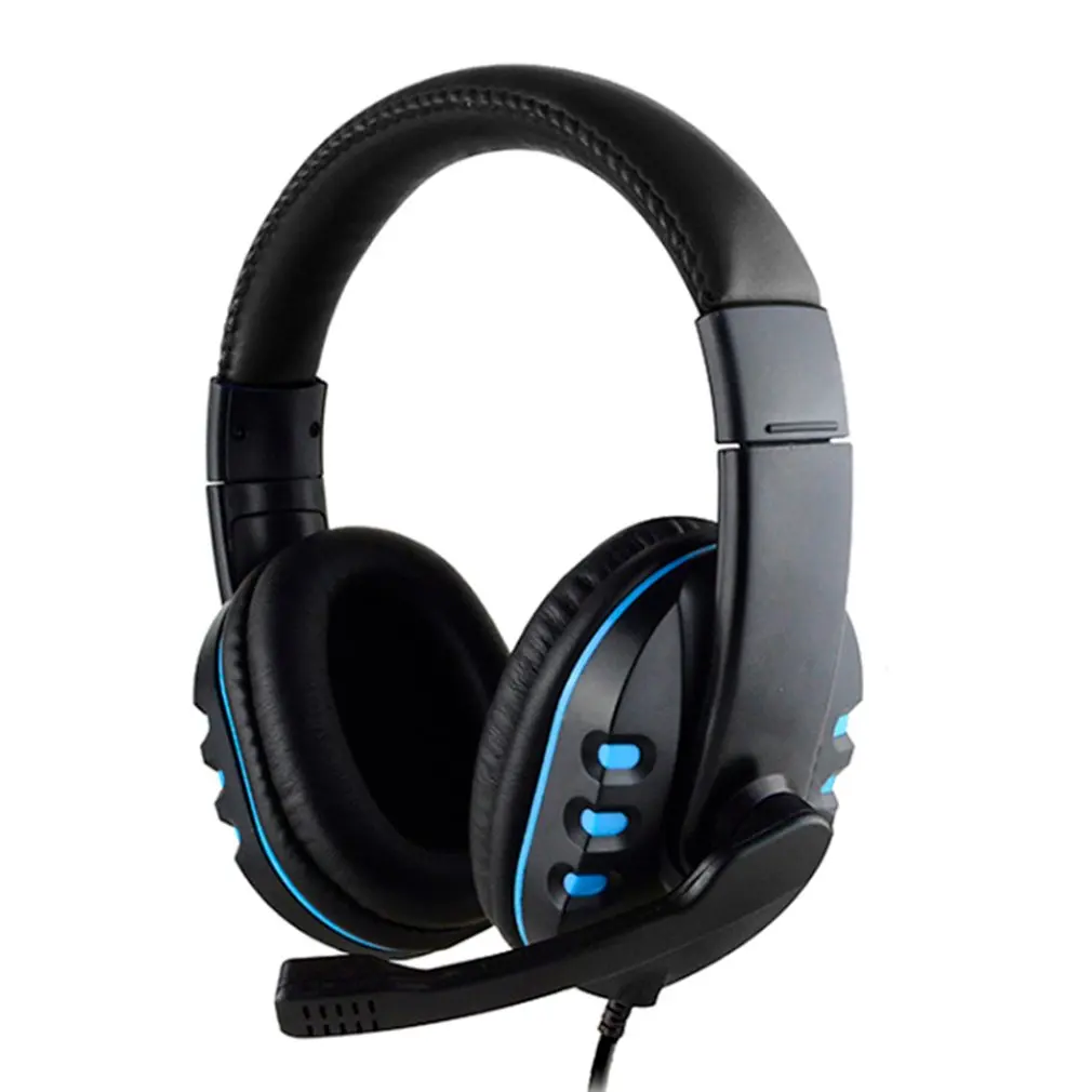 Stereo Wired Gaming Headsets Headphones with Mic For PS4 Sony PlayStation 4 / PC