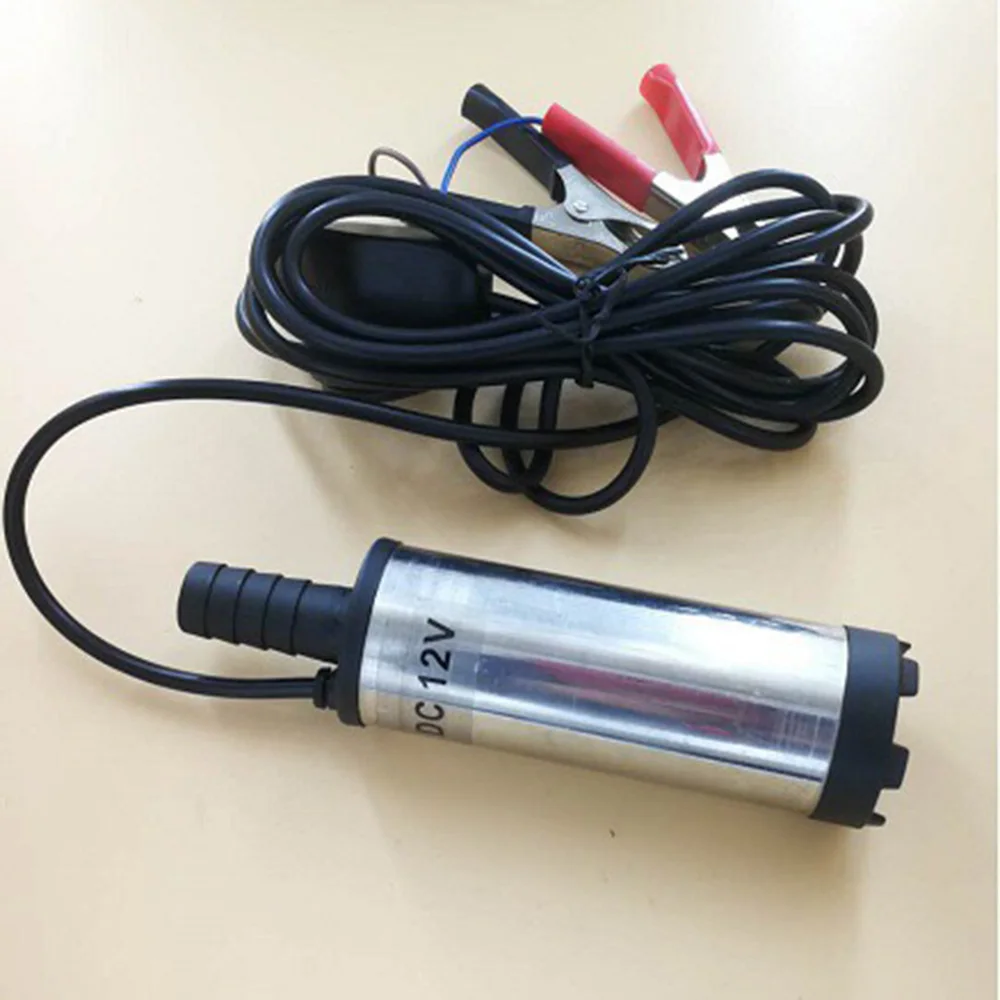 

Hot 38mm 12V/24V DC Diesel Fuel Water Oil Car Camping Pump Fishing Submersible Transfer Pump