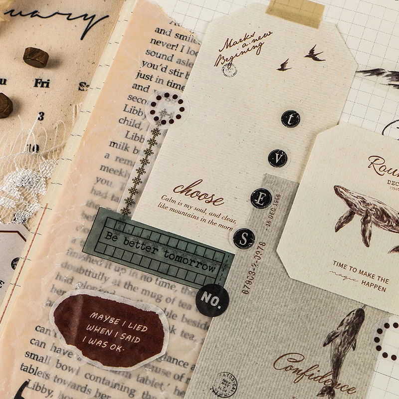 Journamm 15pcs Whale Kawaii Memo Pad Paper Planner To Do List Stationery Memo School Stationery Notepad School Sticky Notes