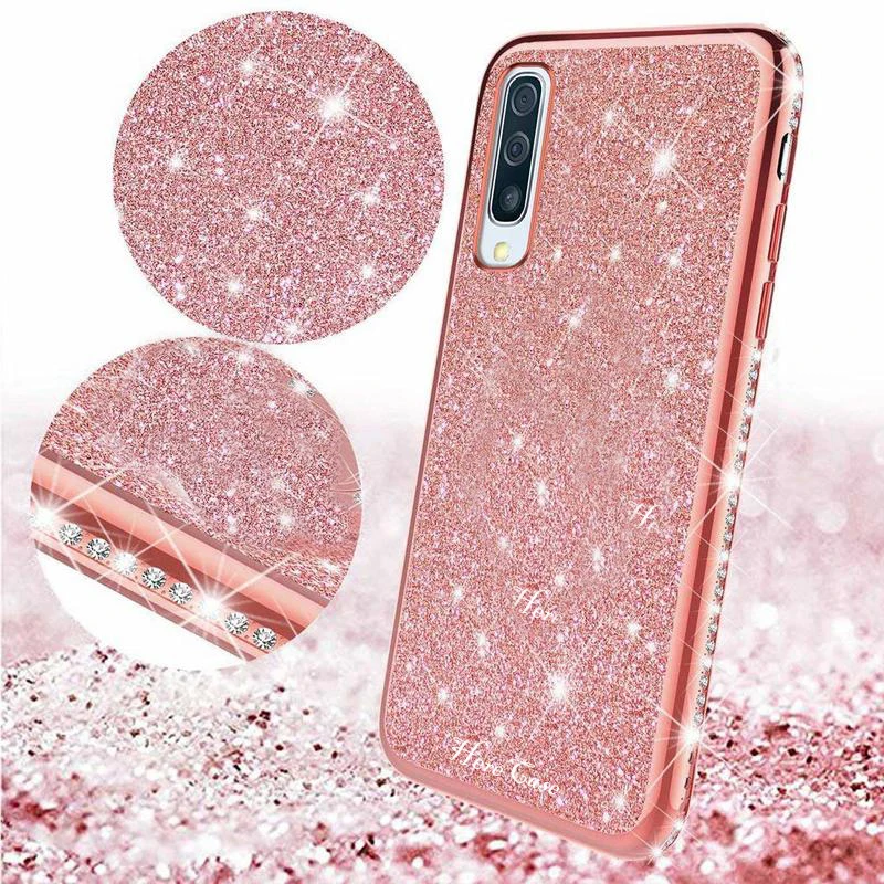 Блестящий Мягкий чехол для Samsung Galaxy S20 S7 Edge S8 S9 S10 A6 A8 J4 J6 Plus A7 A9 2018 A10 A20 A30 A40 A50 A70 A20E |